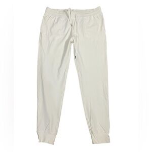 ZYIA Active White Unwind Jogger Pants Size XL